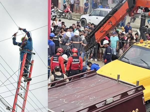 Un ingeniero perdió la vida tras intentar rescatar a su colega que también pereció electrocutado en un poste de tendido eléctrico mientras trabajaban en la provincia de Zamora Chinchipe, Ecuador, el pasado domingo 3 de agosto.