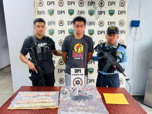 El sospechoso fue capturado por agentes de la Dirección Policial de Investigaciones (DPI).
