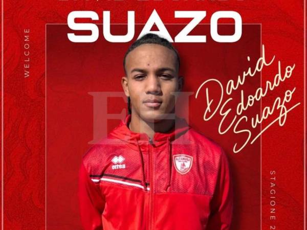 David Suazo ahora jugará en la tercera división del fútbol italiano.