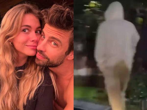 Un video en el que aparece Gerard Piqué junto a su pareja, Clara Chía, siendo perseguidos por fanáticos mientras suena a todo volumen una canción de Shakira, se viralizó en redes sociales.