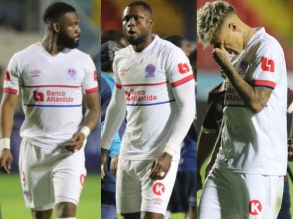 Los jugadores del Olimpia no ocultaron su enojo y tristeza luego de perder el clásico ante el Motagua en el estadio Nacional y alargar el mal momento con el que han arrancado en este torneo Clausura