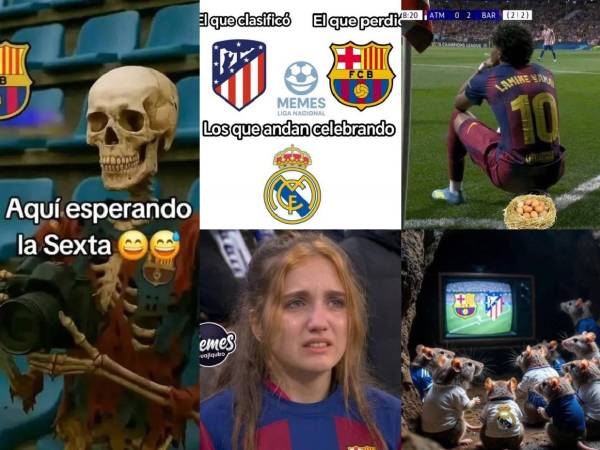 Barcelona cayó 3-2 en el global ante Atlético de Madrid y quedó eliminado en cuartos de final de Champions League. Los memes que dejó la serie.