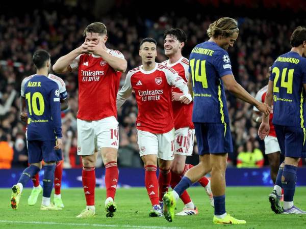 Batacazo: Arsenal humilló al Atlético de Madrid con goleada en la Champions League