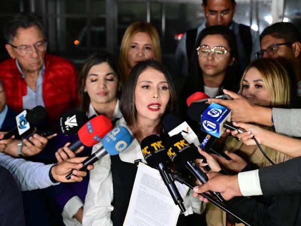 Iroshka Elvir comentó los alcances de la denuncia ante el Ministerio Público (MP).