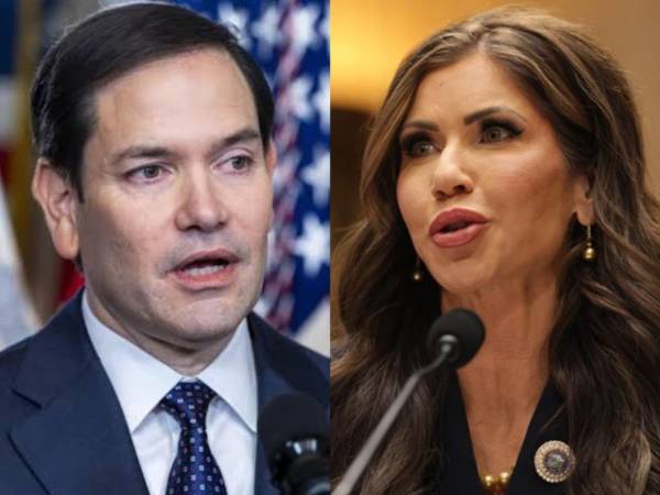 Con unas publicaciones en X, Marco Rubio y Kristi Noem fueron amenazados de muerte.