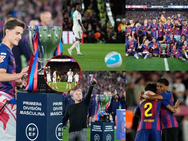 Barcelona se coronó campeón de la temporada 2025-26 de LaLiga de España. Las postales que dejó la celebración.