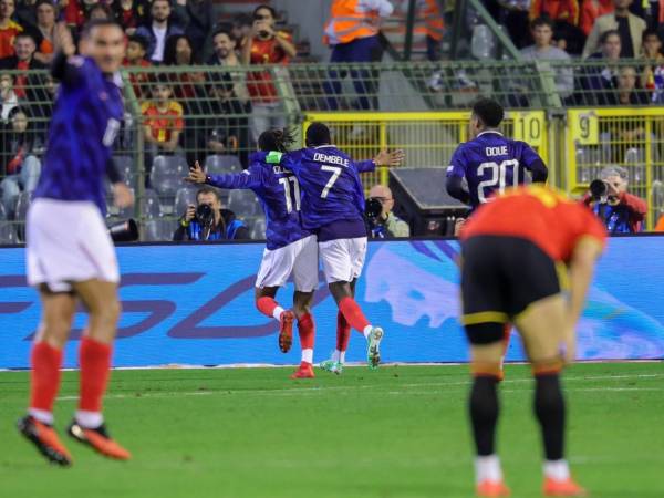 Mbappé no estuvo en este partido tras salir lesionado la semana pasada.