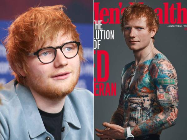 Ed Sheeran ha protagonizado la portada de Men's Health UK con una imagen que contrasta radicalmente con su aspecto habitual.