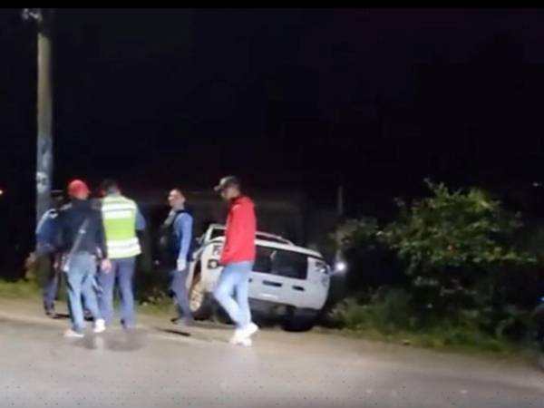 Un accidente en Olanchito Yoro, dejó varias personas heridas la noche del Jueves Santo.