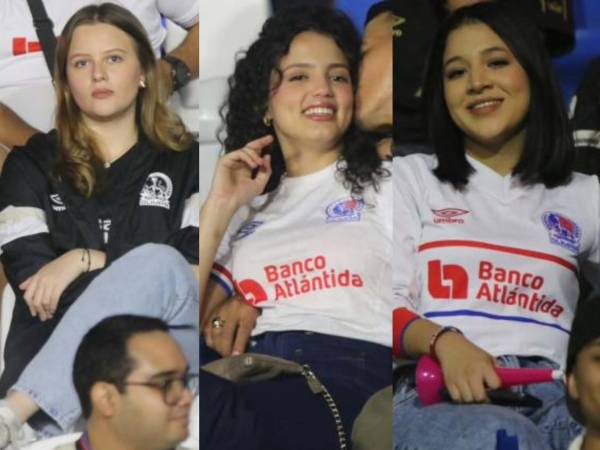 El estadio Nacional lució en un lleno total para la semifinal de vuelta entre el Olimpia y Cartaginés por la Copa Centroamericana de Concacaf, las bellas chicas no podían faltar