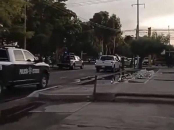 Calle California, entre el bulevar Ramírez y Marcelino Dávalos, sitio donde ocurrió el ataque.