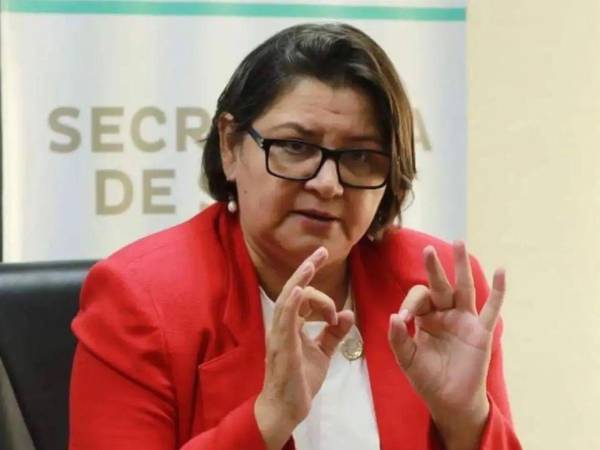 Carla Paredes, exsecretaria de Salud durante el gobierno de Xiomara Castro.