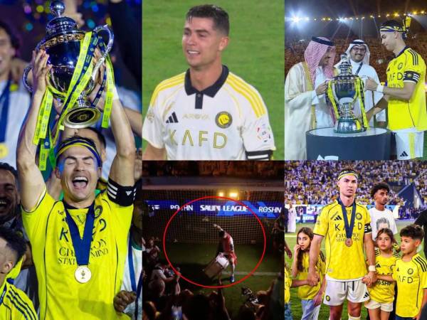 Cristiano Ronaldo se coronó campeón de la Liga de Arabia Saudí con el Al Nassr. Las mejores postales que dejó la celebración.