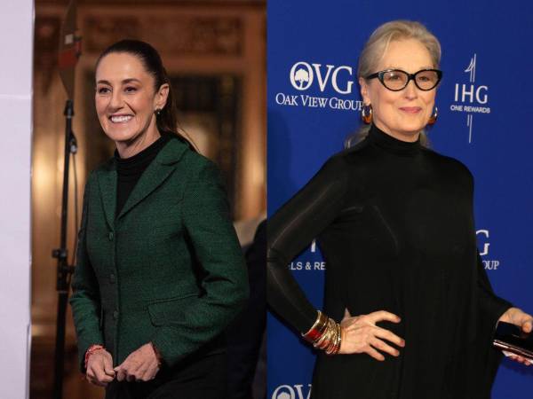 Sheinbaum agradeció a la actriz Meryl Streep las palabras de reconocimiento a su figura como mujer presidenta.