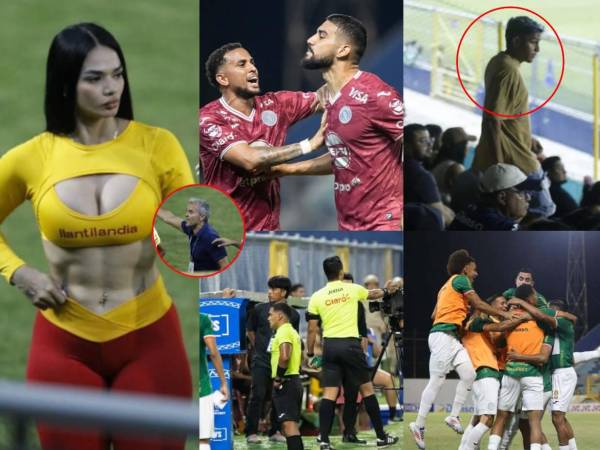 Marathón venció 1-0 a Motagua en el clásico de la jornada 17. Las mejores postales que captó el lente de EL HERALDO.