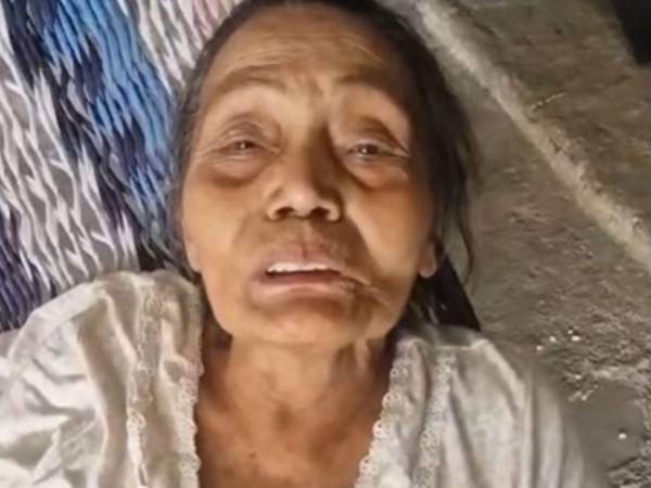 Rostro en vida de doña Mercedes Banegas, asesinada en su propia casa.
