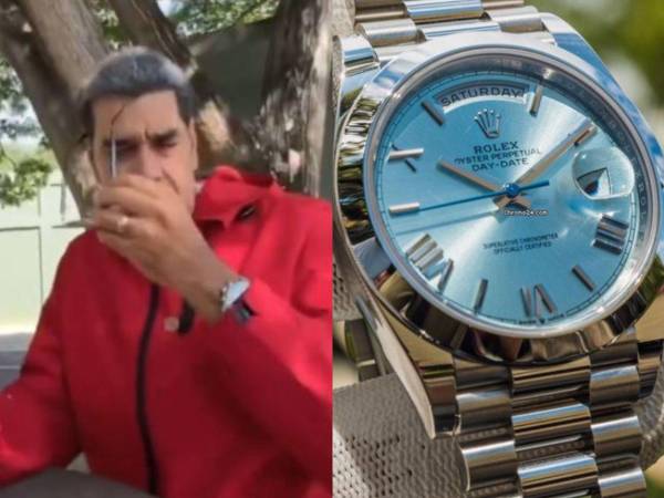 Nicolás Maduro fue captado en transmisión en vivo portando un reloj de lujo mientras hablaba sobre las elecciones municipales en Venezuela. En el clic se le ve rápidamente percatarse y ocultar su mano izquierda. ¿Cuál es el costo de la millonaria joya?
