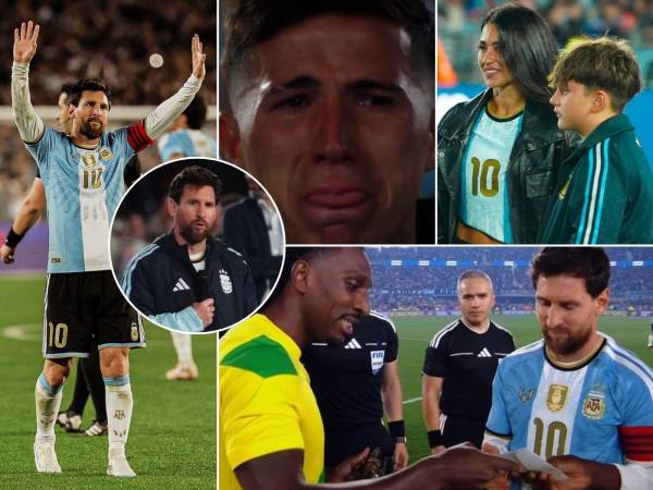 Lionel Messi tuvo su último partido con la Selección de Argentina y estas fueron las imágenes que más destacaron. Curioso regalo de los africanos, lágrimas y advertencia durante su discurso.