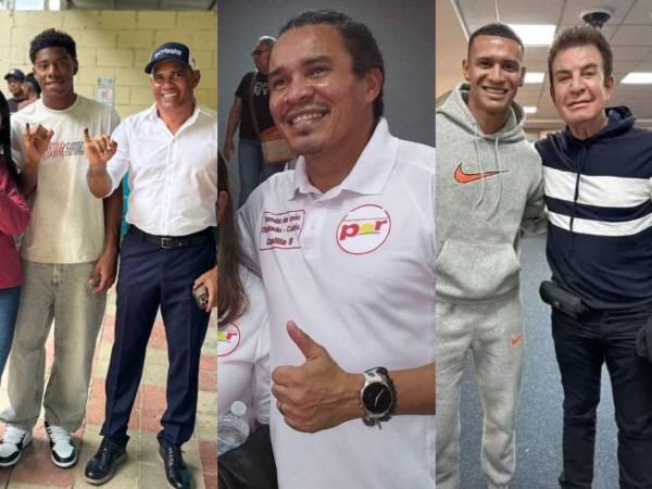 Diversos futbolistas y exfutbolistas mostraron a qué candidato presidencial apoyaron durante las elecciones generales en Honduras. A este político le brindaron su apoyo las figuras futbolísticas del país.
