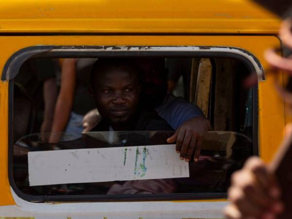 Imagen de archivo de un ciudadano nigeriano durante las celebraciones religiosas de Semana Santa.