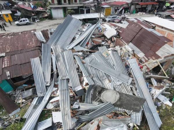 Una réplica de 4,2 generó temor en la zona afectada por el terremoto en Colombia.