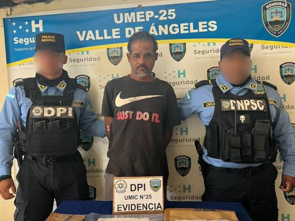 Marbel Mauricio Andrade Núñez fue capturado en Cantarranas, horas después de haber atentado contra su hermano.