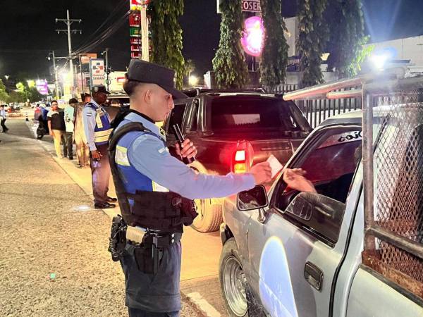 La DNVT anunció que los operativos de alcoholemia, control de velocidad y verificación de documentación se intensificarán en diferentes sectores de San Pedro Sula.