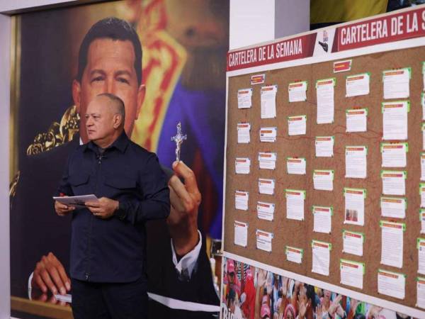 El ministro de Interior, Diosdado Cabello.