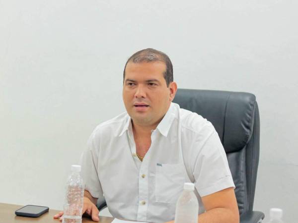 El alcalde de Choluteca, Eber Aplícano.