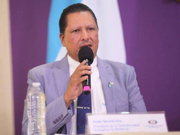 Gerardo Irías, presidente de la Confraternidad Evangélica de Honduras, aseguró que no desistirán de la caminata pese a las amenazas recibidas.