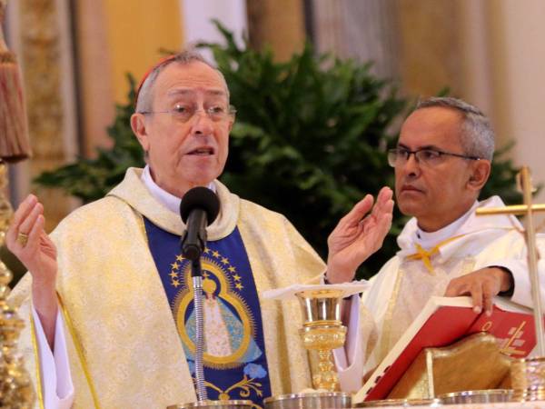 El cardenal emérito, Óscar Andrés Rodríguez Maradiaga.