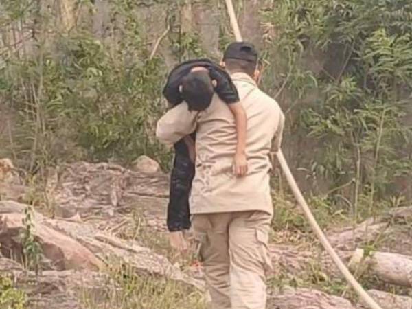 El cuerpo de Elmer Misael Aquino fue encontrado sin signos vitales cuando el personal del Cuerpo de Bomberos arribó al río Ulúa.