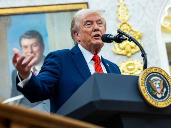 El presidente de Estados Unidos, Donald Trump, dijo que habló con María Corina Machado.