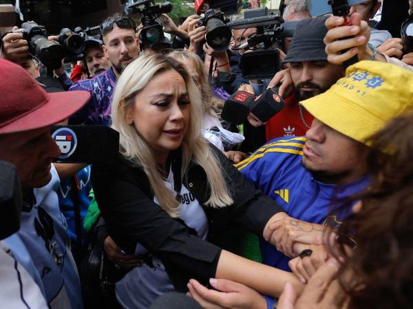 Verónica Ojeda exesposa de Diego Armando Maradona.