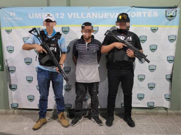 Los agentes de la DPI detuvieron al hombre por estar implicado en el asesinato de una mujer a quien asesinaron por robarle seis mil lempiras en Potrerillos, Cortés.