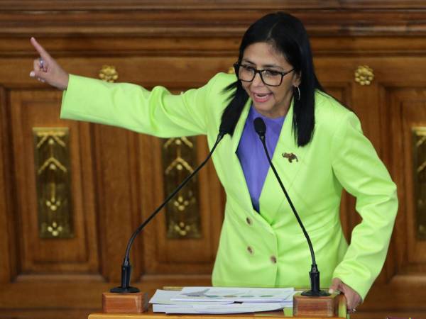 La presidenta encargada de Venezuela, Delcy Rodríguez.