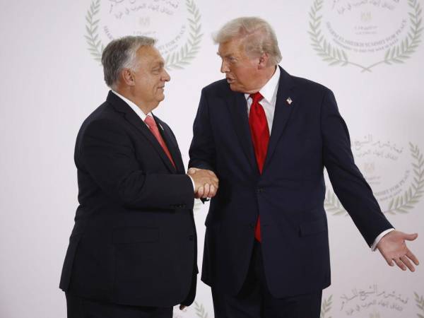 Trump pidió este jueves el voto para el primer ministro húngaro, Viktor Orbán.