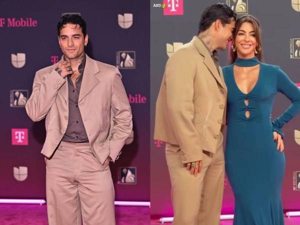 El cantante colombiano Maluma hizo una de las apariciones más comentadas de la noche al llegar a la alfombra de Premio Lo Nuestro acompañado de su novia, Susy Gómez, con quien derrochó amor ante las cámaras.