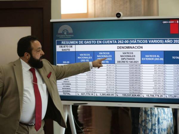 Luis Redondo, presidente del Congreso Nacional y diputado del Partido Libertad y Refundación (Libre).