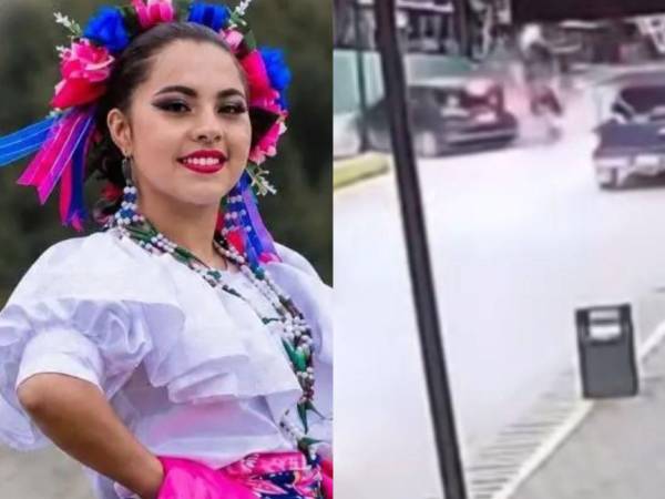 Un video de seguridad reveló cómo ocurrió el accidente de tránsito que involucró a la joven Alejandra Reyes en La Esperanza, Intibucá, en la zona occidental de Honduras, en un hecho que ha causado fuerte dolor entre familiares, amigos y habitantes de la zona.
