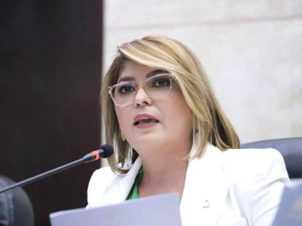 Angélica Smith, actual diputada de la bancada del partido Libertad y Refundación (Libre).