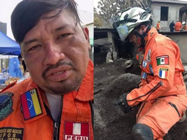 Para Neptalí García no hay frontera que nos detenga a todos los voluntarios y con amor y pasión sigue uniendo familias en medio de la tragedia.