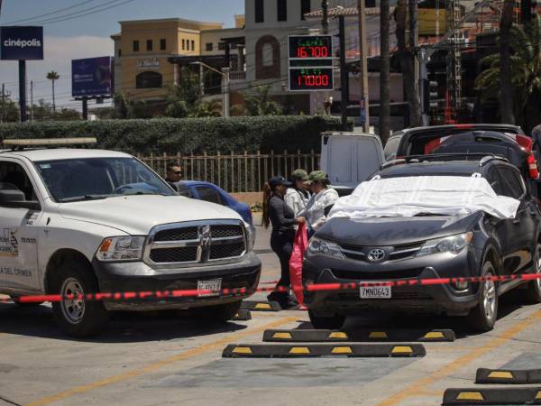 El cuerpo fue localizado en el maletero de una camioneta con placas de California, abandonada en el estacionamiento de un supermercado.