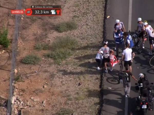 El ciclista esloveno sufrió una conmoción cerebral, una fractura desplazada en la clavícula izquierda y una lesión en una vértebra cervical durante la octava etapa, cuando era líder y máximo favorito al título.