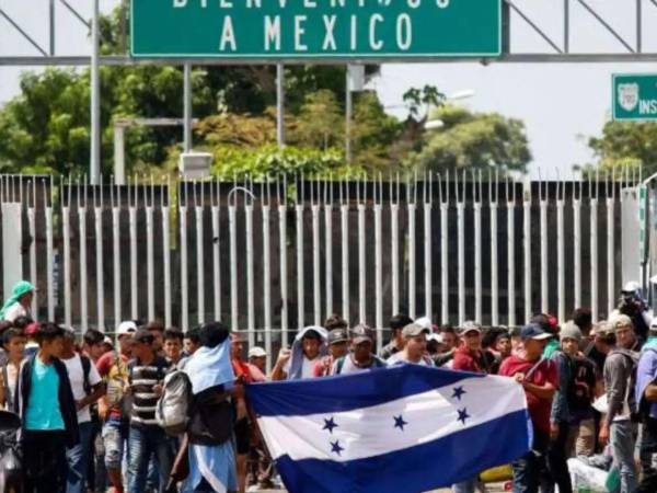 Entre enero y marzo de este año, México registra un total de 1,854 hondureños que cruzaron de manera irregular al país azteca.