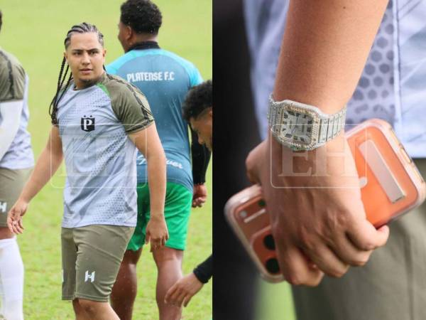 El tiktoker conocido como Davis Flow realizó su primer entreno con el Platense y así fue captado. Reloj de miles de dólares, el número que usará y mensaje a los extranjeros de Liga Nacional.
