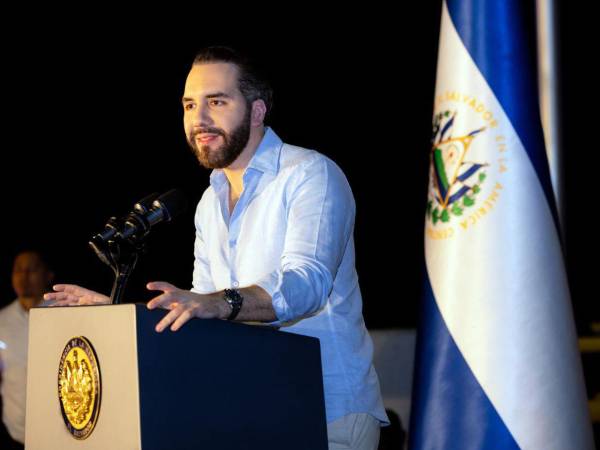 El presidente de El Salvador, Nayib Bukele.