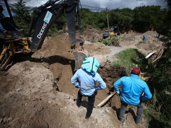 Las lluvias han afectado fuerte a la capital. La colonia Reynel Fúnez, al sur de la ciudad, quedó incomunicada.