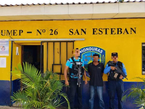 El responsable del doble crimen fue detenido por agentes de la Dirección Policial de Investigaciones (DPI).