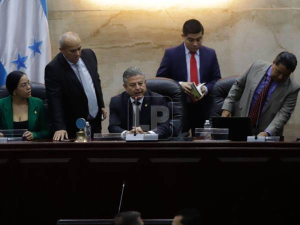 Tomás Vaquero dirige la sesión legislativa.